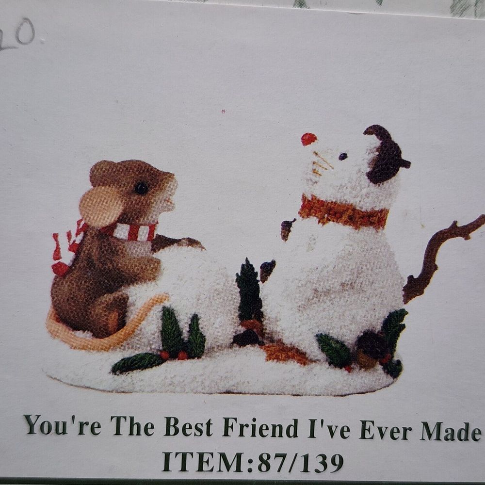 Charming Tails Fitz And‎ Floyd "You're The Best Friend I've Ever Made" 87/139